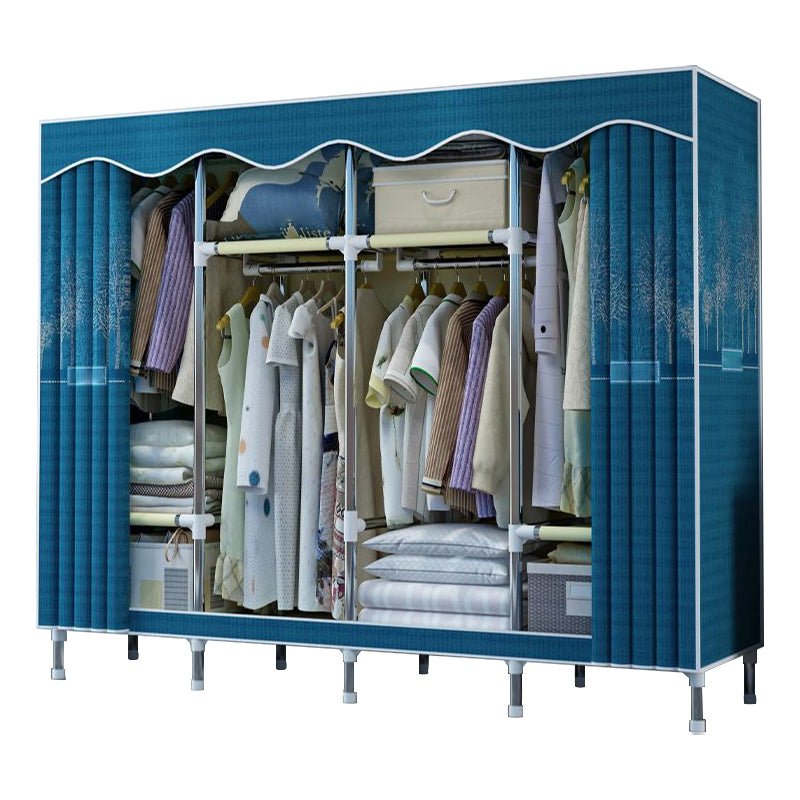 Modern Style Bedroom Wardrobe Armoire Metal Wardrobe Closet with Legs