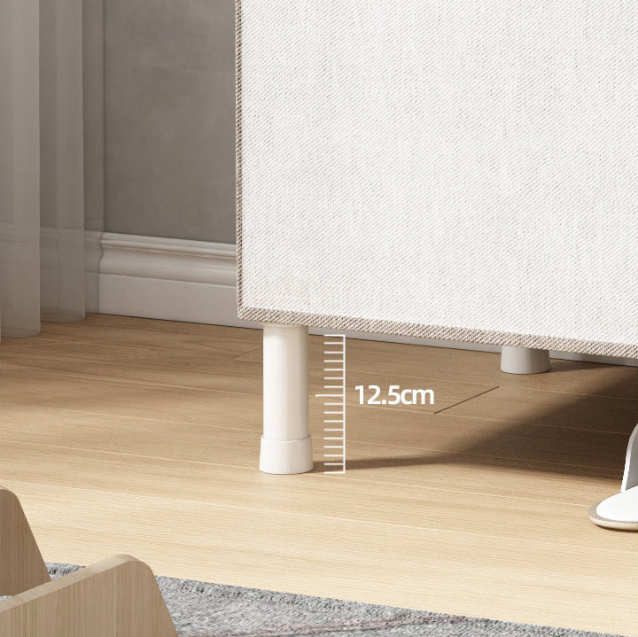 Contemporary Style Wardrobe Steel Wardrobe Closet with Shelves