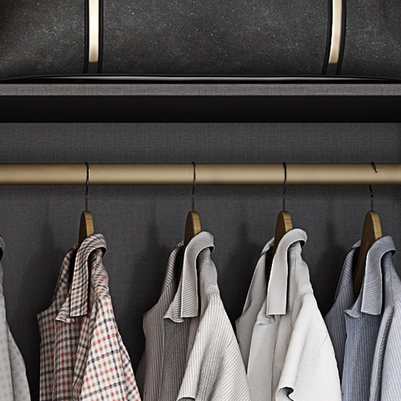 Modern Style Wardrobe Armoire Wood Wardrobe Closet with 1-drawer