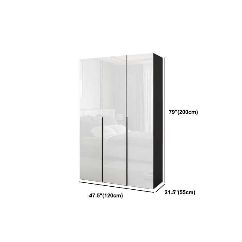 Modern Style Wardrobe Armoire Wood Wardrobe Closet with 1-drawer