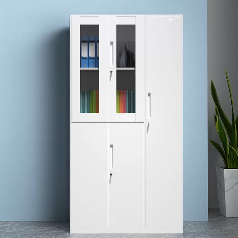 Contemporary Style Wardrobe Metal Home Wardrobe Closet with Doors