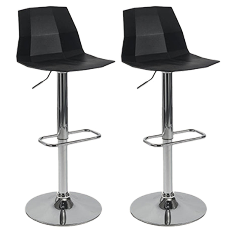 Modern Adjustable Dining Stool Plastic Footrest Counter Stool with Swivel