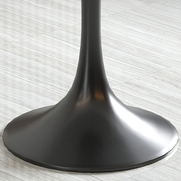 Modern Round Dining Table Sintered Stone Tulip Table for Dining Room