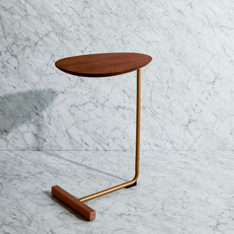 Nordic C End Table Wood Minimalist Side End Table for Living Room