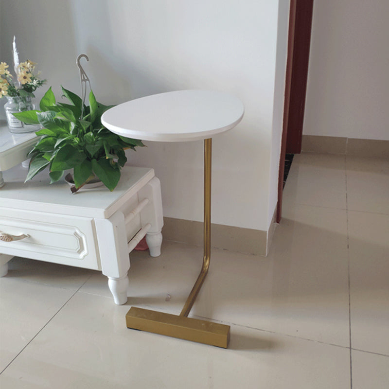Nordic C End Table Wood Minimalist Side End Table for Living Room
