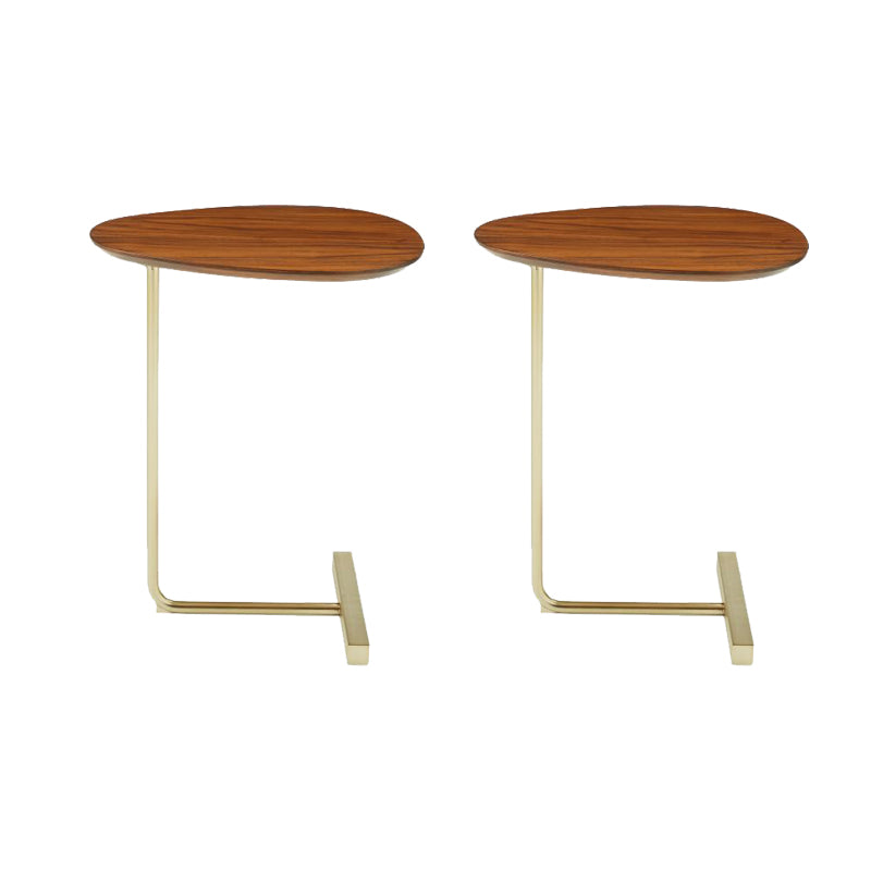 Nordic C End Table Wood Minimalist Side End Table for Living Room