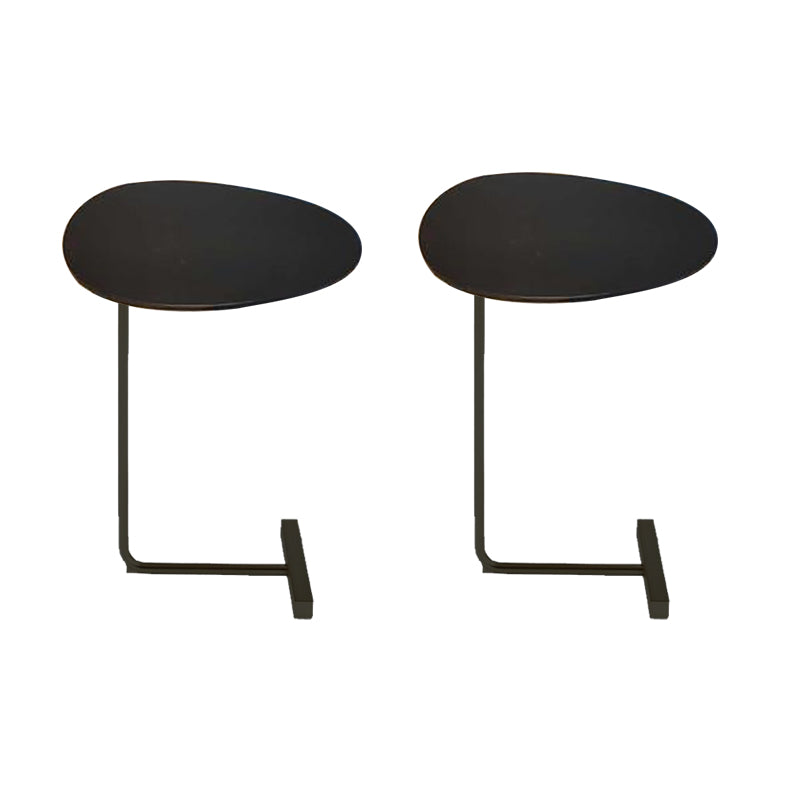 Nordic C End Table Wood Minimalist Side End Table for Living Room