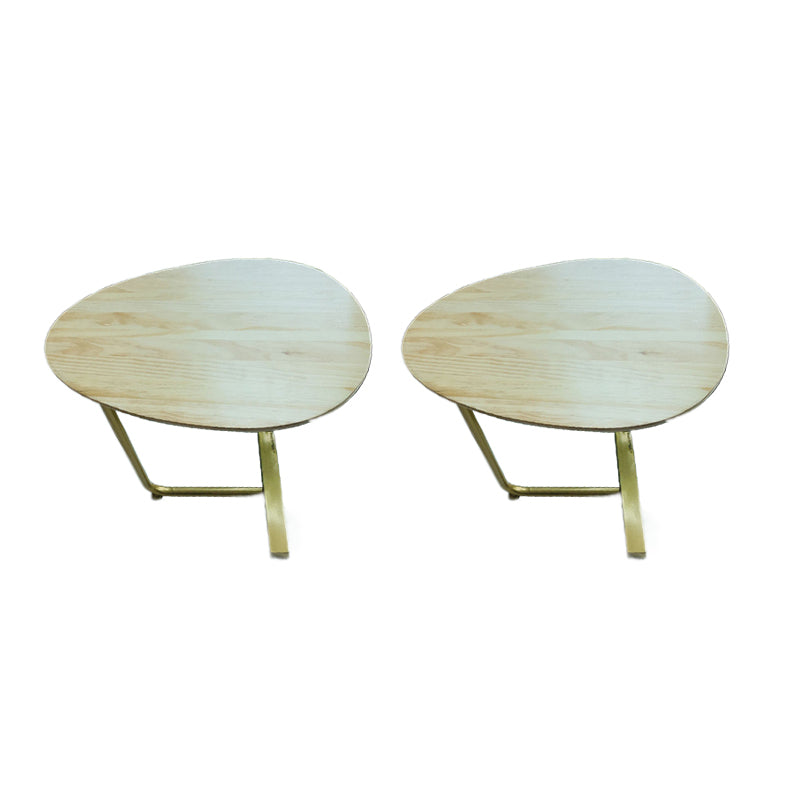 Nordic C End Table Wood Minimalist Side End Table for Living Room