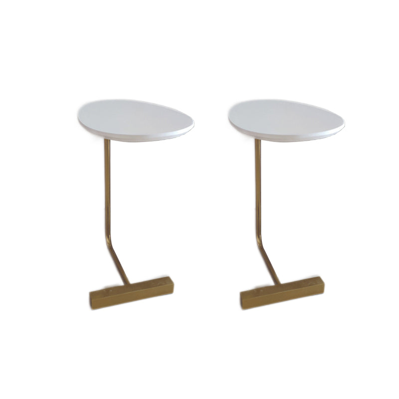 Nordic C End Table Wood Minimalist Side End Table for Living Room