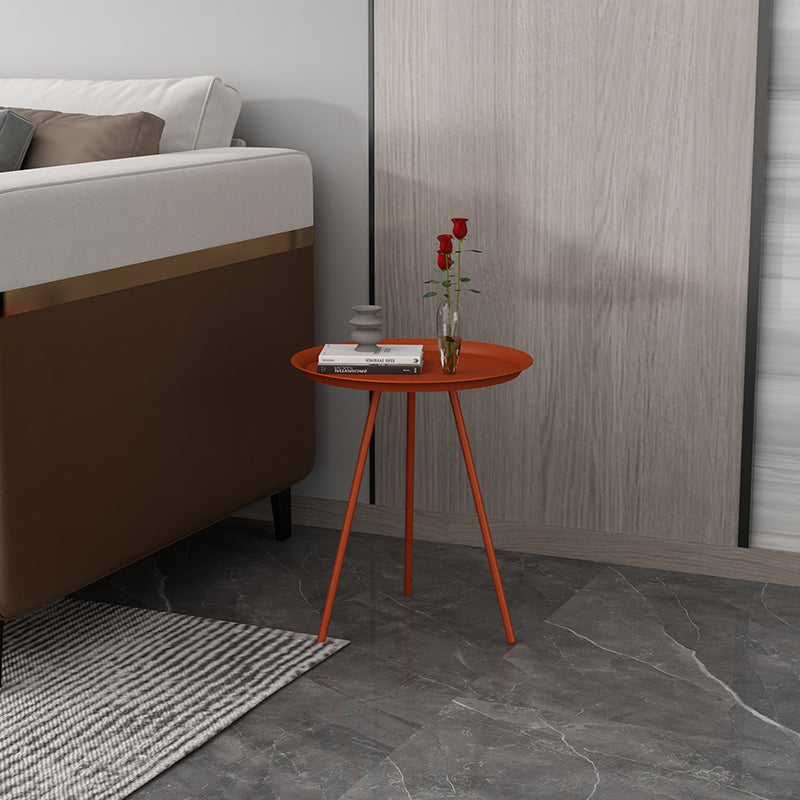 Round End Table Modern Minimalist Side End Table for Living Room