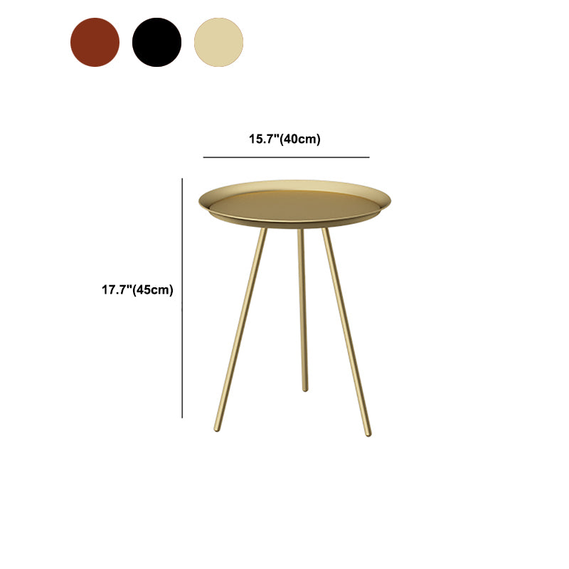 Round End Table Modern Minimalist Side End Table for Living Room