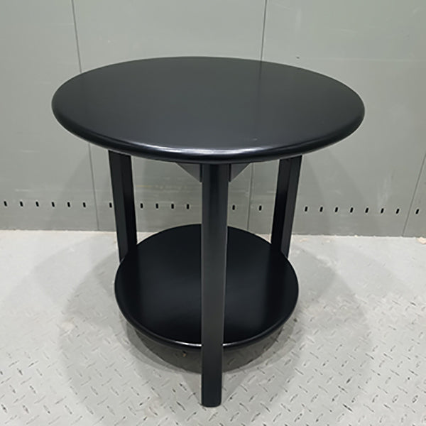 Solid Wood 3 Legs End Table Nordic Minimalist Round Side End Table