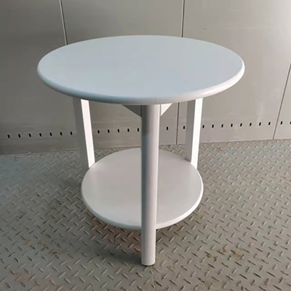 Solid Wood 3 Legs End Table Nordic Minimalist Round Side End Table
