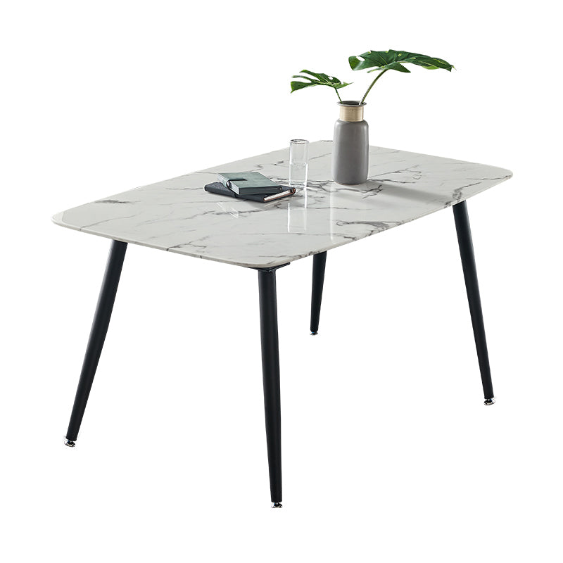 Indoor Rectangle 1/4/5/7 Pieces Dinette Set Stone Legs Dining Table Set