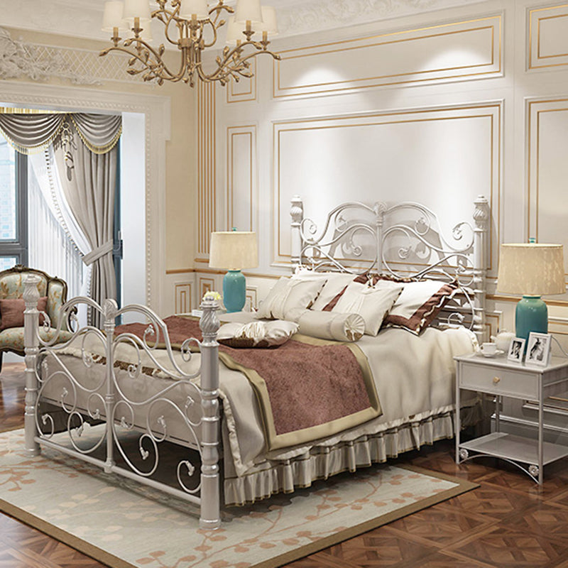 Industrial Standard Bed Metal Bed with Headboard and Footboard