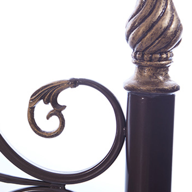 Industrial Standard Bed Metal Bed with Headboard and Footboard