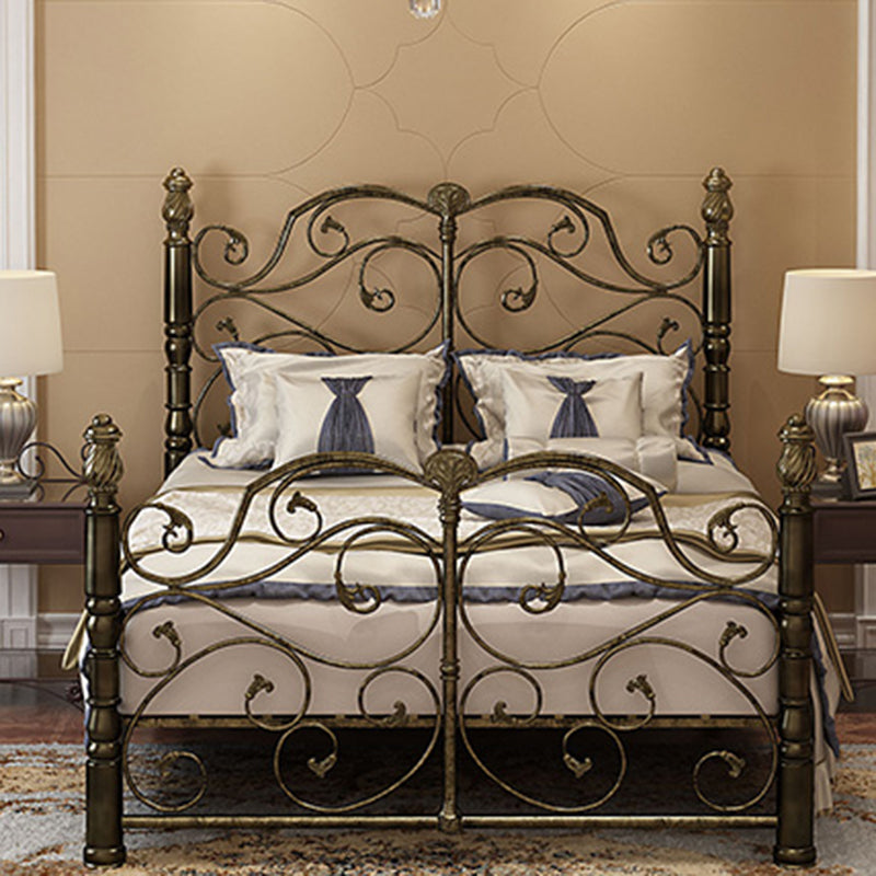 Industrial Standard Bed Metal Bed with Headboard and Footboard