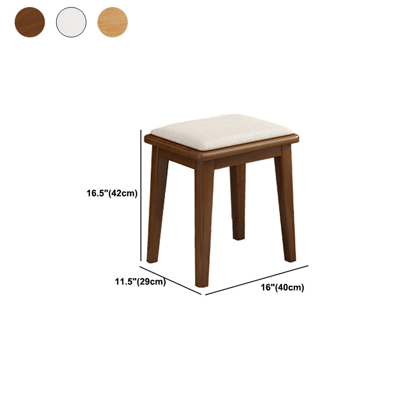 Scandinavian Mirrored Make-up Vanity Solid Wood Dressing Table