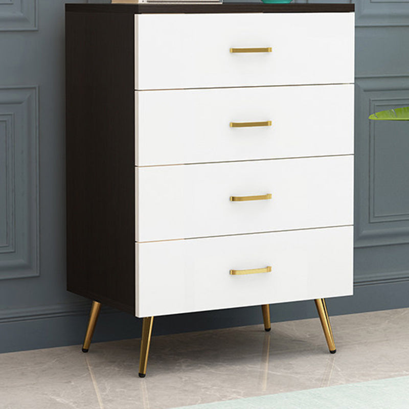15.75" Wide Wood Accent Chest with Soft Close Drawers Scratch Resistant Chest