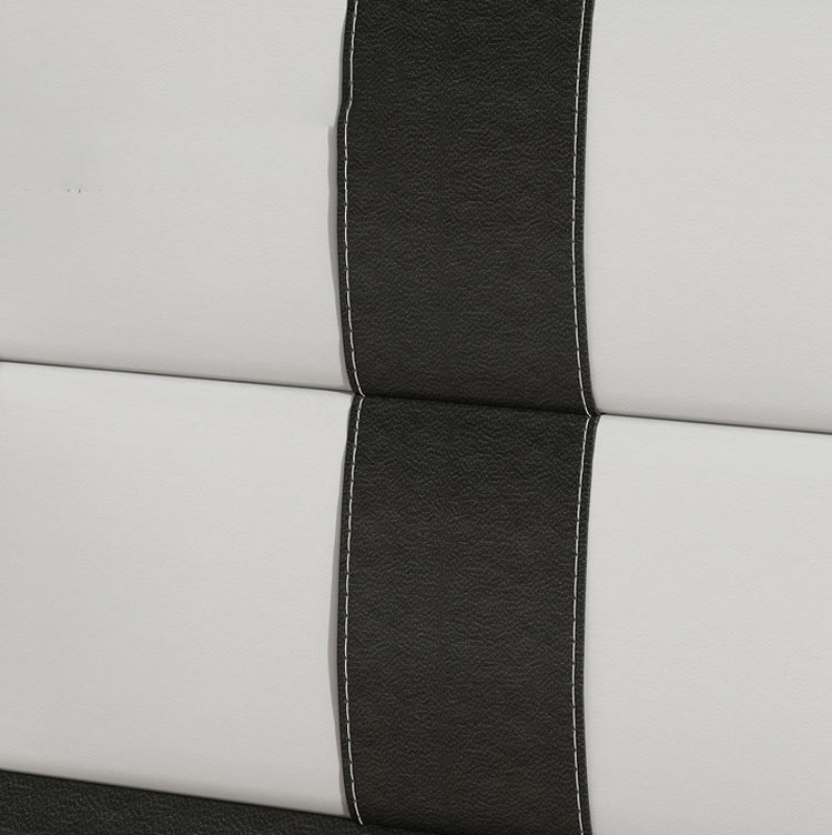 Rectangular Two Drawer Nightstand Contemporary 15.7" H Night Table