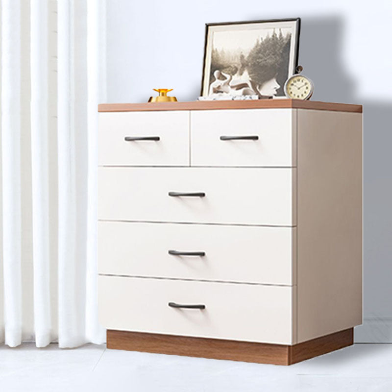 Wooden Bachelor's Chest Contemporary Vertical Chest with Drawer