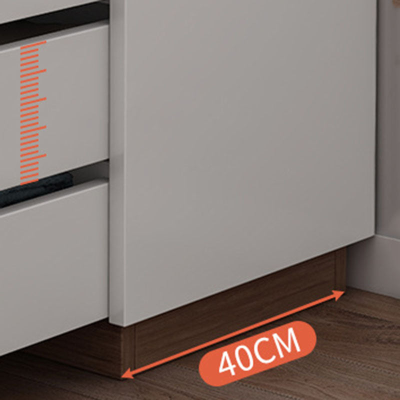 Wooden Bachelor's Chest Contemporary Vertical Chest with Drawer