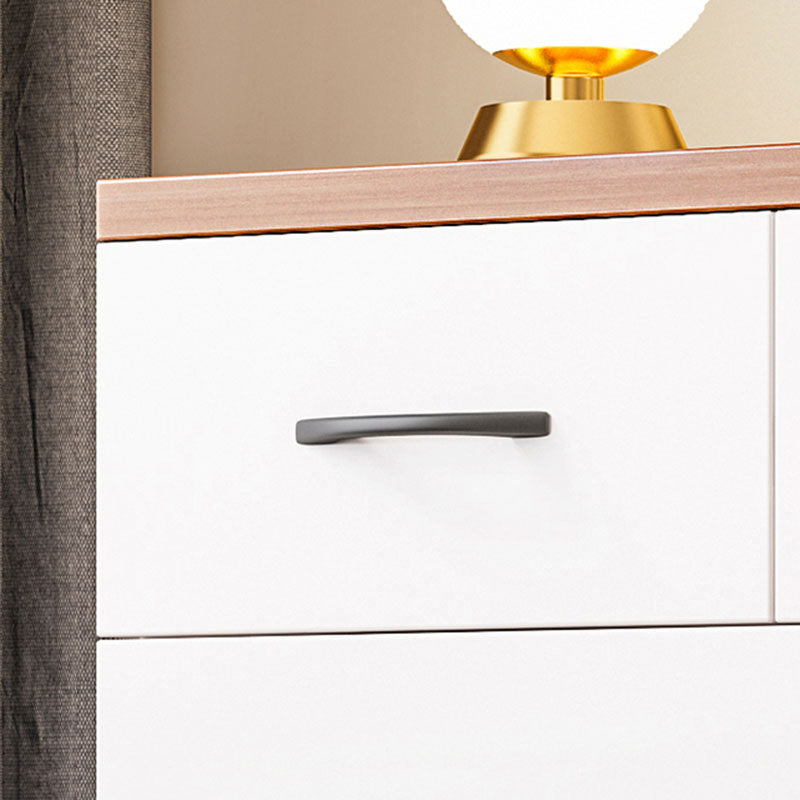 Wooden Bachelor's Chest Contemporary Vertical Chest with Drawer