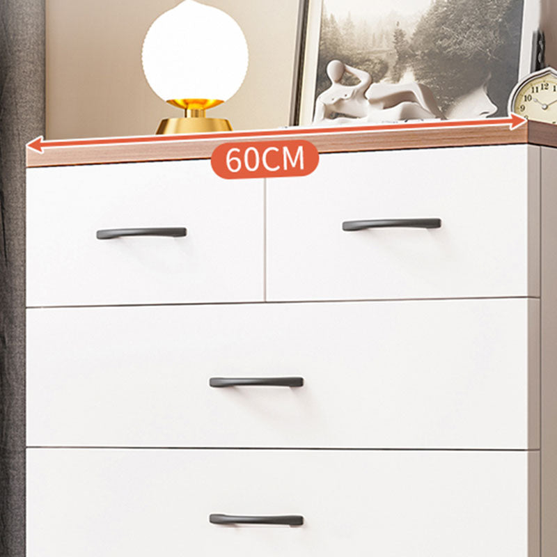 Wooden Bachelor's Chest Contemporary Vertical Chest with Drawer