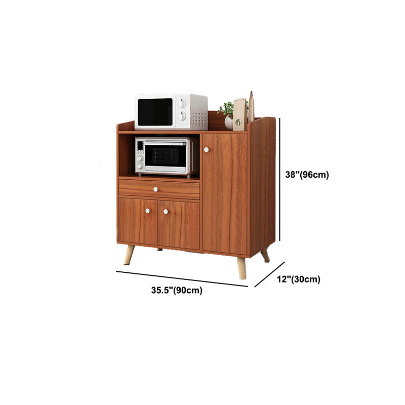 Contemporary Chest Horizontal Combo Dresser with Door for Home