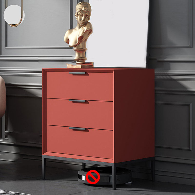 Contemporary Chest Vertical Bachelor's Chest with Metal Feet