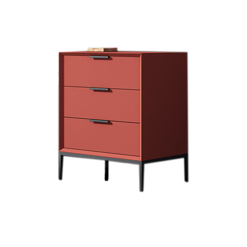 Contemporary Chest Vertical Bachelor's Chest with Metal Feet