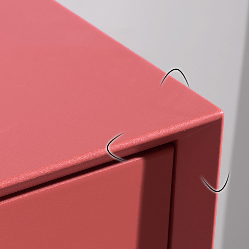 Contemporary Chest Vertical Bachelor's Chest with Metal Feet