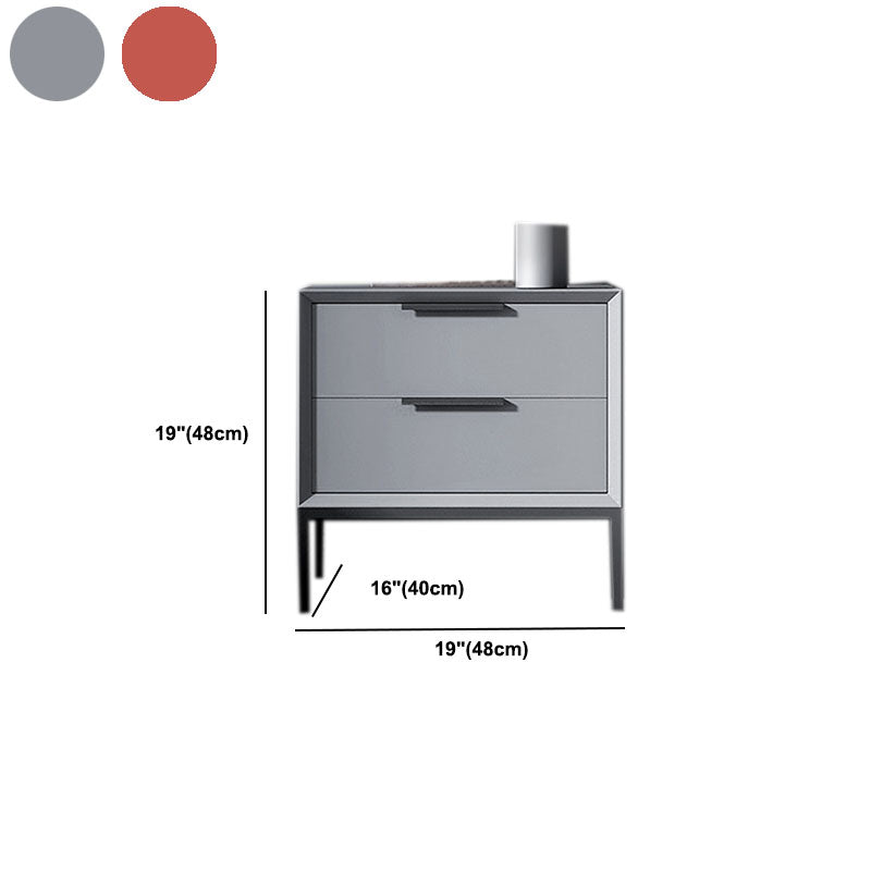 Contemporary Chest Vertical Bachelor's Chest with Metal Feet