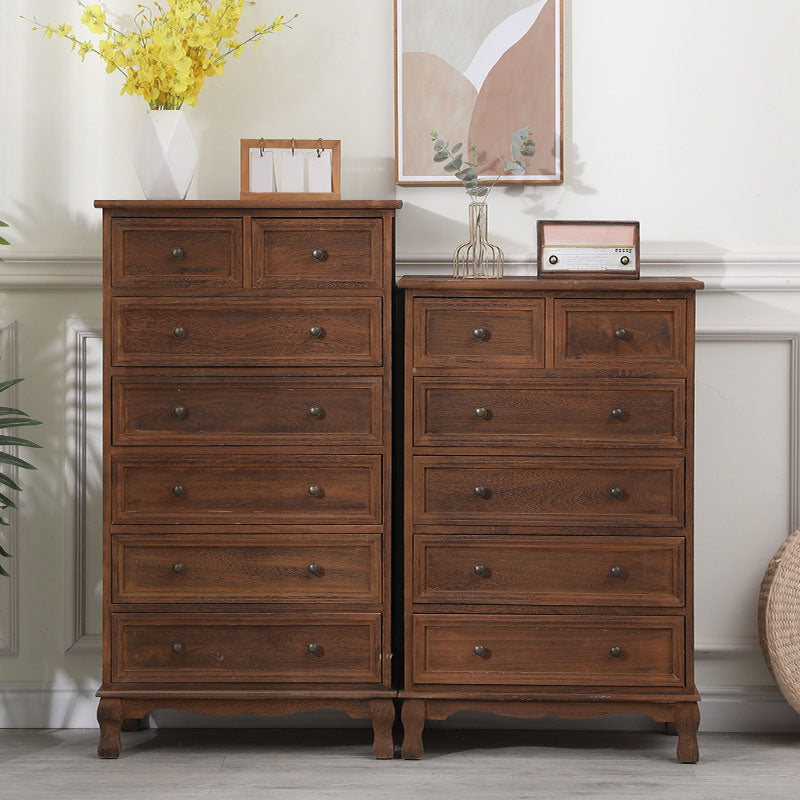 Contemporary Bedroom Storage Chest Dresser Solid Wood Dresser
