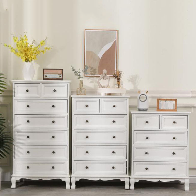 Contemporary Bedroom Storage Chest Dresser Solid Wood Dresser