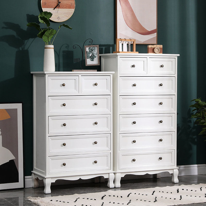Contemporary Bedroom Storage Chest Dresser Solid Wood Dresser