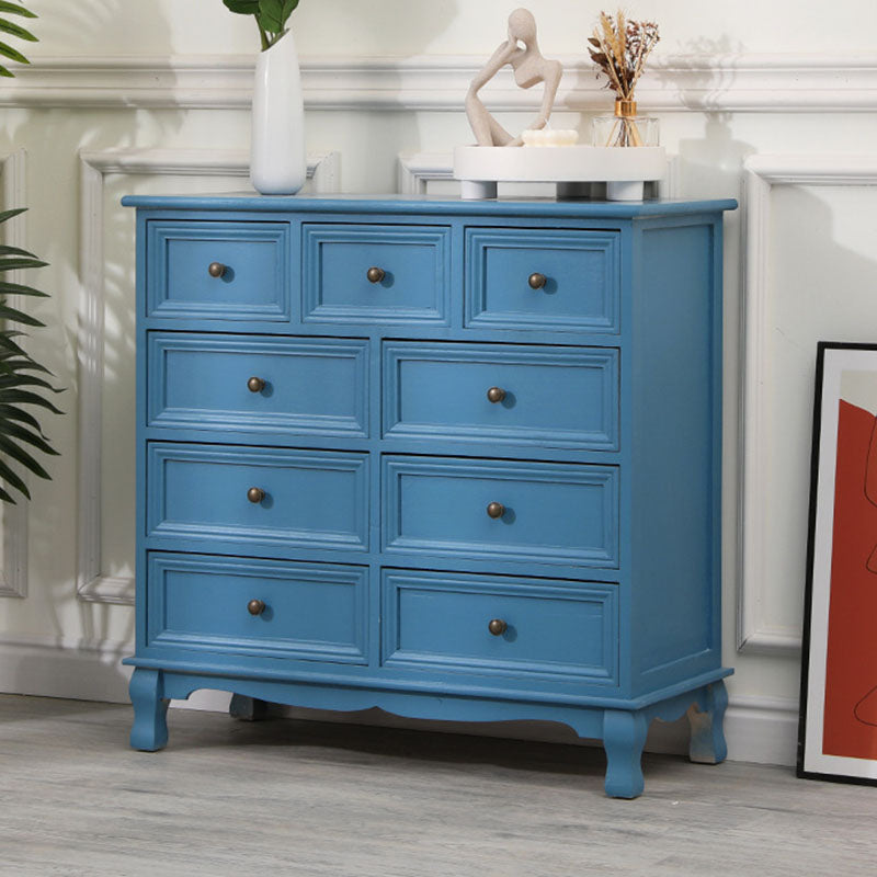 Contemporary Bedroom Storage Chest Dresser Solid Wood Dresser