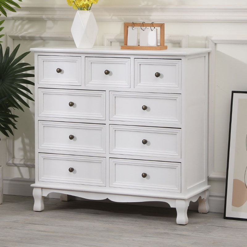 Contemporary Bedroom Storage Chest Dresser Solid Wood Dresser