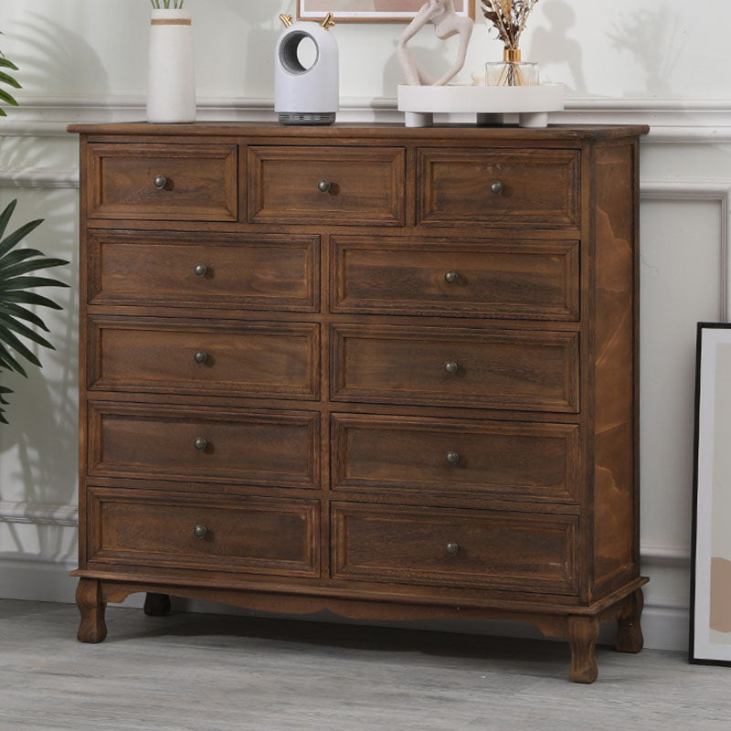 Contemporary Bedroom Storage Chest Dresser Solid Wood Dresser