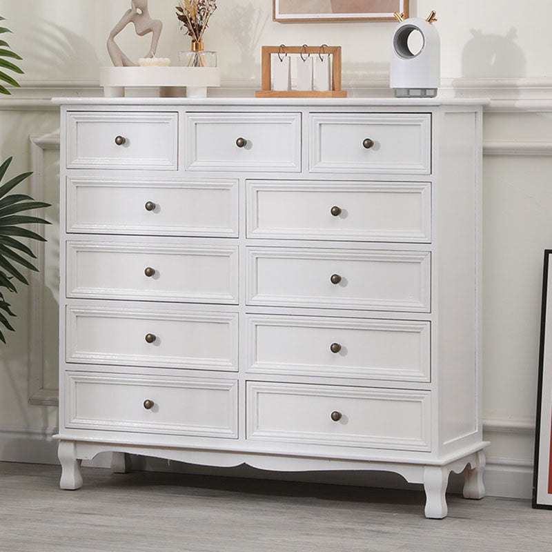 Contemporary Bedroom Storage Chest Dresser Solid Wood Dresser