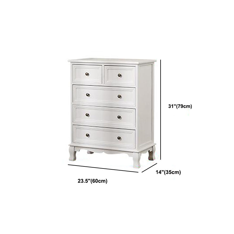 Contemporary Bedroom Storage Chest Dresser Solid Wood Dresser