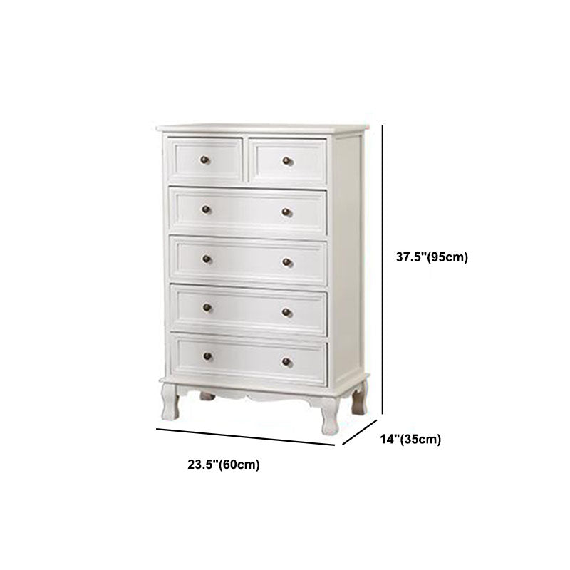 Contemporary Bedroom Storage Chest Dresser Solid Wood Dresser