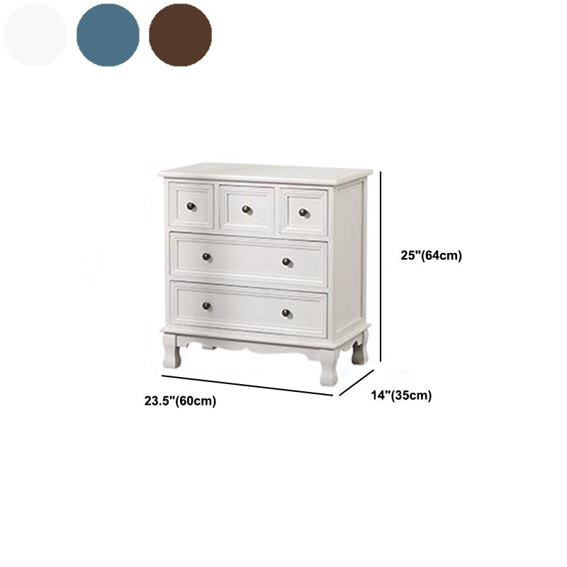 Contemporary Bedroom Storage Chest Dresser Solid Wood Dresser