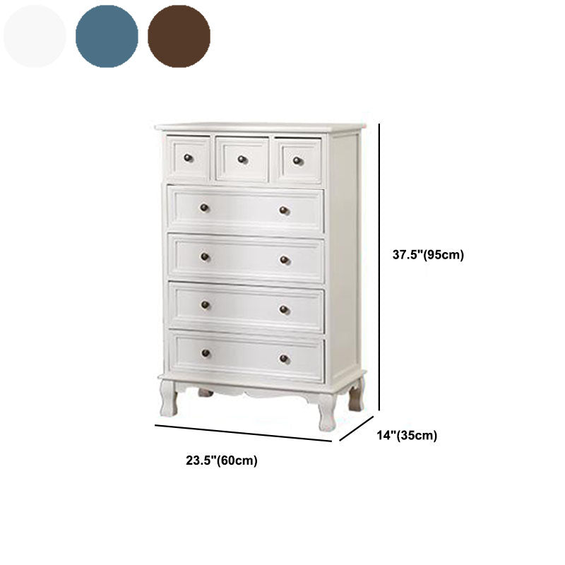 Contemporary Bedroom Storage Chest Dresser Solid Wood Dresser