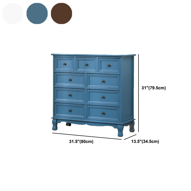 Contemporary Bedroom Storage Chest Dresser Solid Wood Dresser