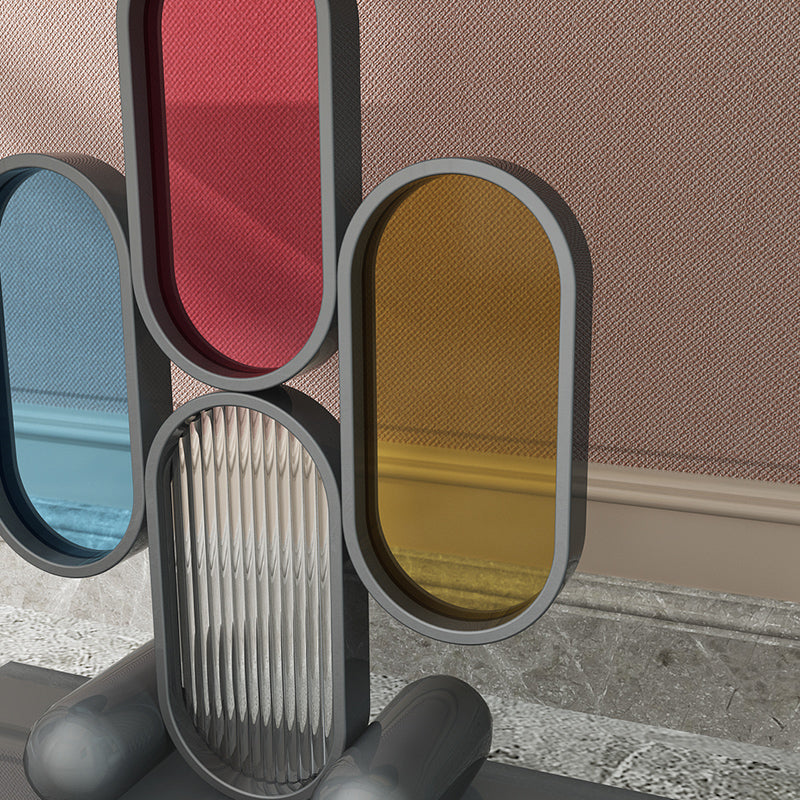 Contemporary Slate Console Table Half Moon Scratch Resistant Stain Resistant Console