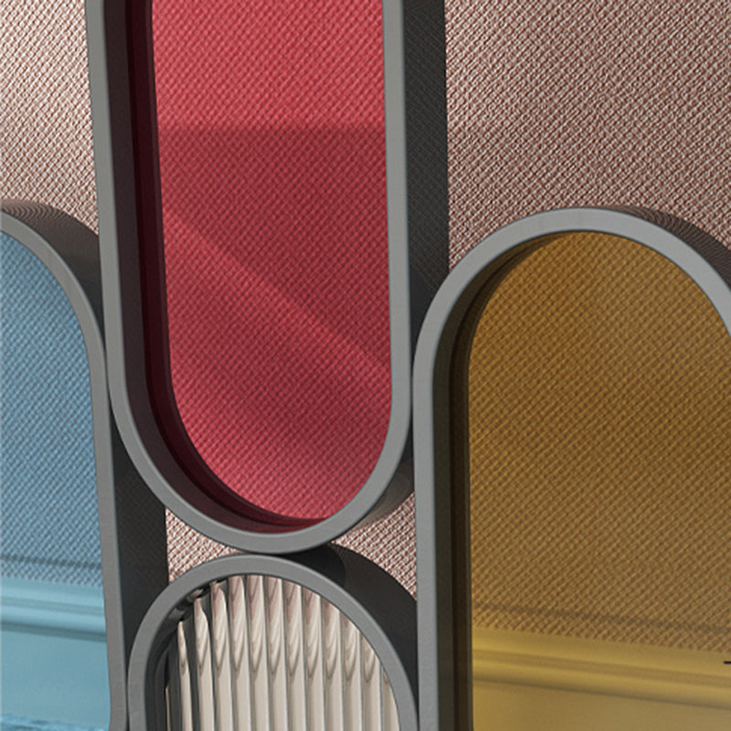 Contemporary Slate Console Table Half Moon Scratch Resistant Stain Resistant Console