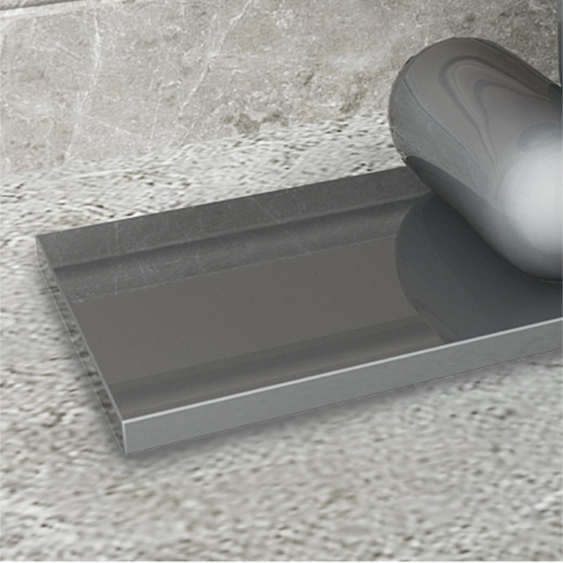 Contemporary Slate Console Table Half Moon Scratch Resistant Stain Resistant Console