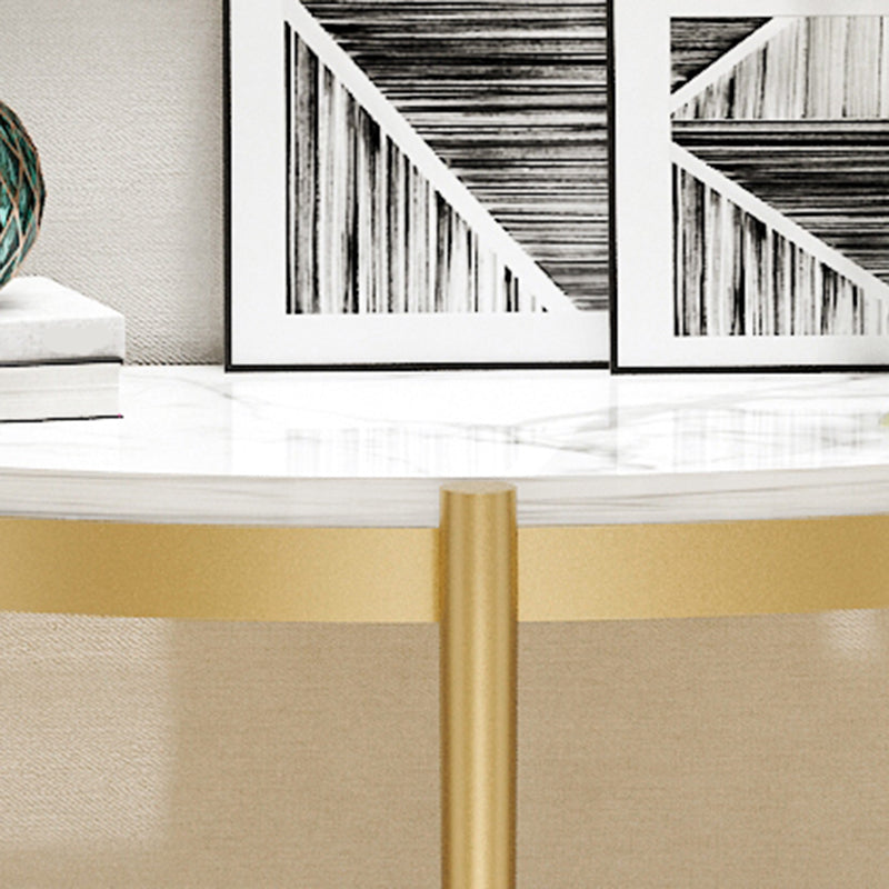 Glam Hall Console Table with 3 Legs 1-shelf Slate Moon Console Table