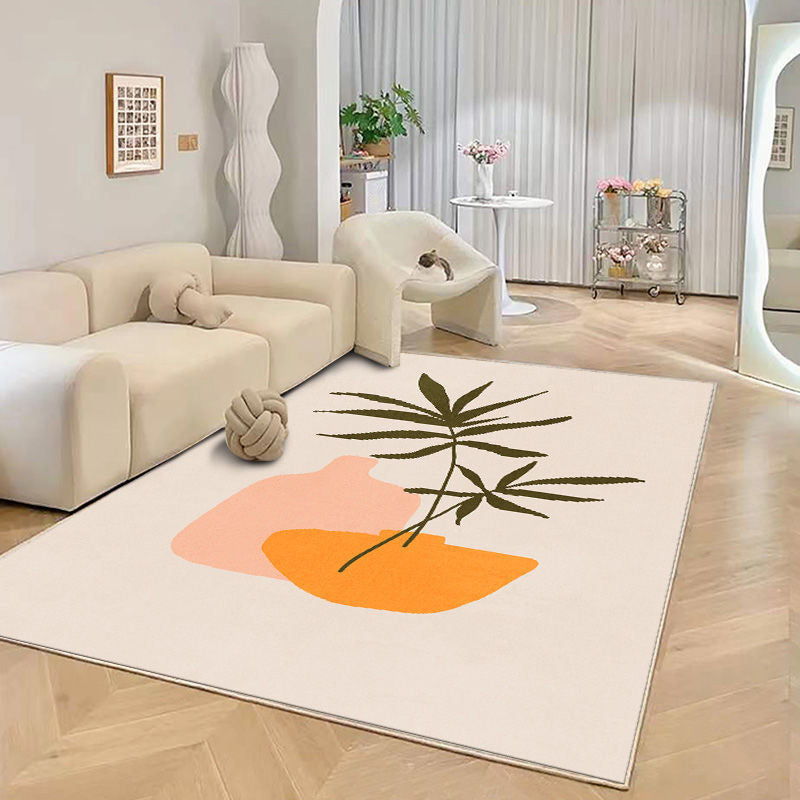 Luxury Area Carpet Funky Washable Rug Polyester Non-Slip Carpet for Home Decor